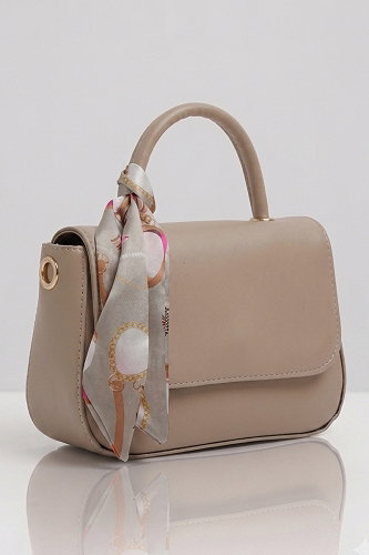 moda selvim الحقيبة بيج 4044LPRK1206 - Thumbnail