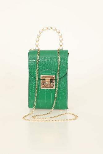 moda selvim Bag 5002TIC829 Benetton Green - Thumbnail