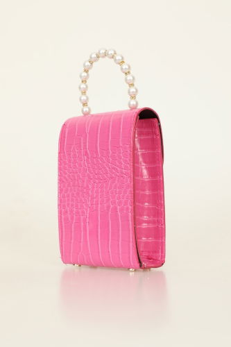 moda selvim Bag 5002TIC829 Fuchsia - Thumbnail