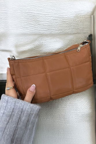 moda selvim الحقيبة عسلي 57STG610 - Thumbnail