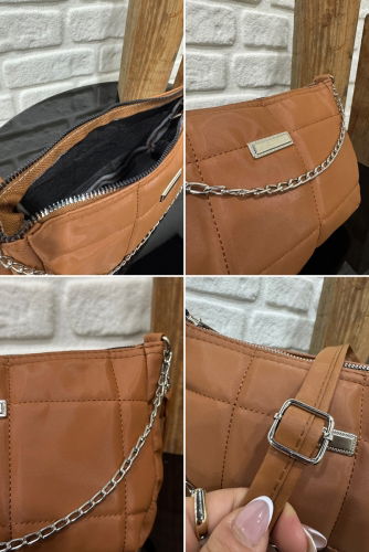 moda selvim الحقيبة عسلي 57STG610 - Thumbnail