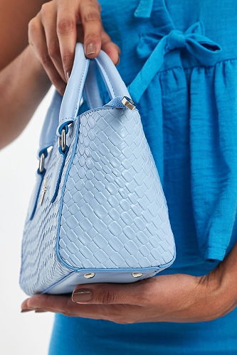 moda selvim الحقيبة أزرق فاتح 5994ARK1142 - Thumbnail