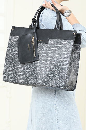 moda selvim الحقيبة أسود 6150ARK1142 - Thumbnail