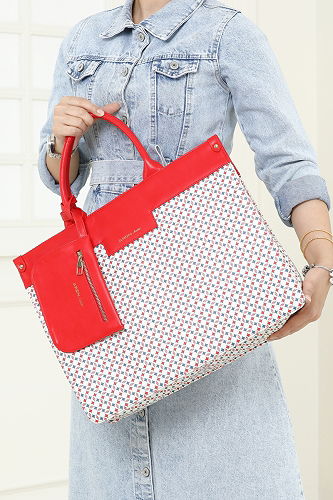 moda selvim Bag 6150ARK1142 Red - Thumbnail
