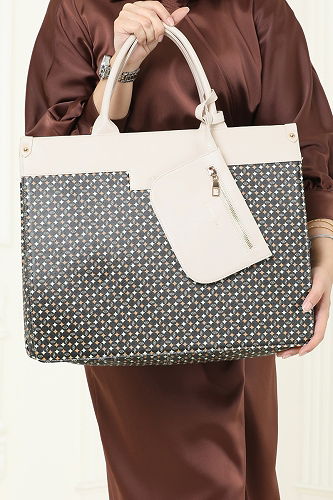 moda selvim Bag 6150ARK1142 Stone - Thumbnail