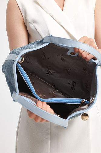 moda selvim Bag 6230ARK1142 Baby Blue - Thumbnail