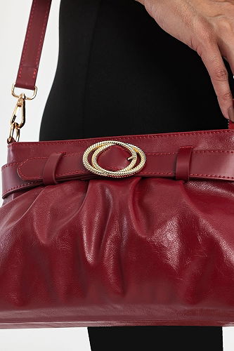 moda selvim Bag 6231ARK1142 Burgundy - Thumbnail