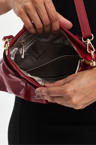 moda selvim Bag 6231ARK1142 Burgundy - Thumbnail