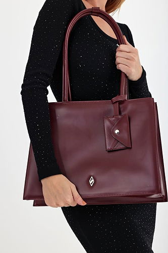 moda selvim Bag 6232ARK1142 Burgundy - Thumbnail
