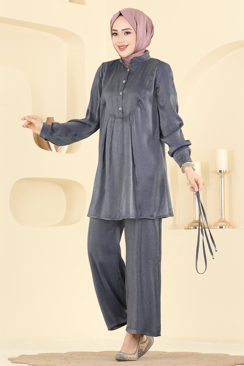 Bağcıklı Parlak Bürümcük Takım 0352ERK1158 Laci