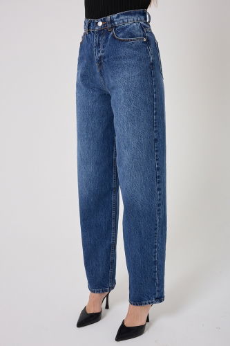 moda selvim Baggy Kot Pantolon 4605DRN1147 Kot - Thumbnail