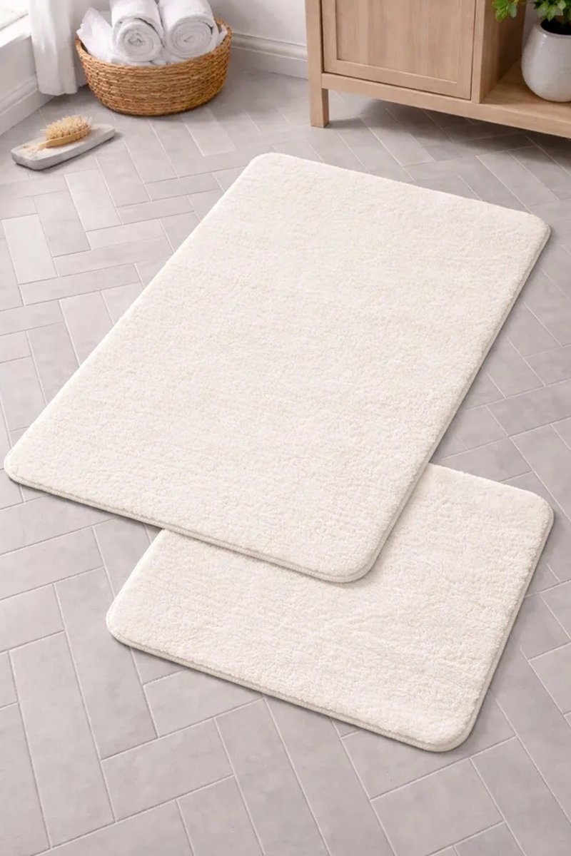 Banyo Paspas Takımı 2 li 8531BLH1197 Krem