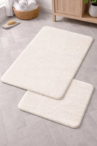 B.L.H. - Banyo Paspas Takımı 2 li 8531BLH1197 Krem