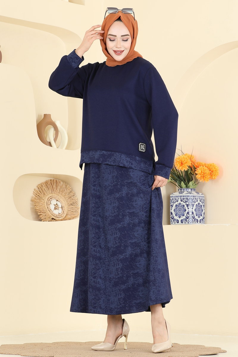 Baskı Detaylı Modal Takım 2602TPK1167 Laci