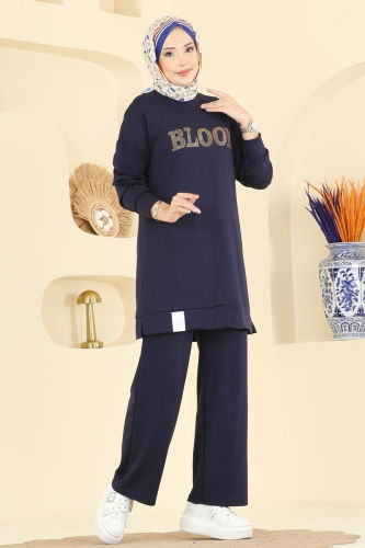 A.Y.D. - Baskı Detaylı Modal Takım 2779AYD574 Laci