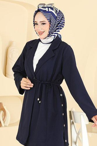 moda selvim Belden Bağcıklı 2 li Kombin 0366ERK1158 Laci - Thumbnail