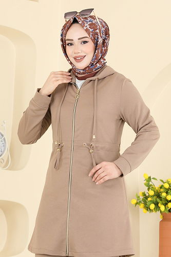 moda selvim Belden Bağcıklı Spor Takım PL9212 Koyu Vizyon - Thumbnail