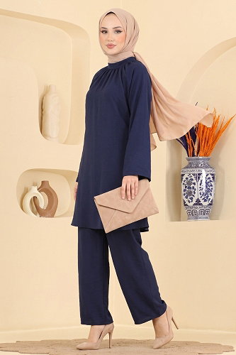 moda selvim Belden Bağlamalı 2 li Takım 020ZMRK1203 Laci - Thumbnail
