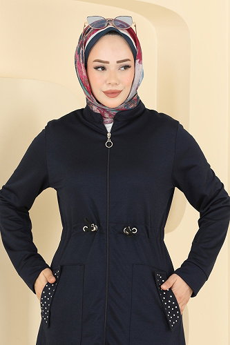 moda selvim Beli Bağcık Detaylı Kombin PL9239 Laci - Thumbnail