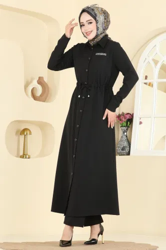 U.K.B. - Beli Bağcıklı Dabıl Takım 24015UKB139 Siyah