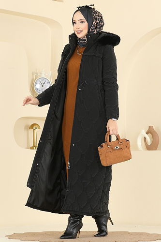 moda selvim Beli Bağcıklı Nova Kaban 962ART1138 Siyah - Thumbnail