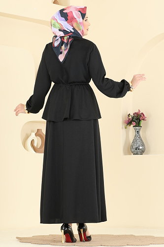 moda selvim Beli Lastikli 2 İi Takım 2899SLK540 Siyah - Thumbnail