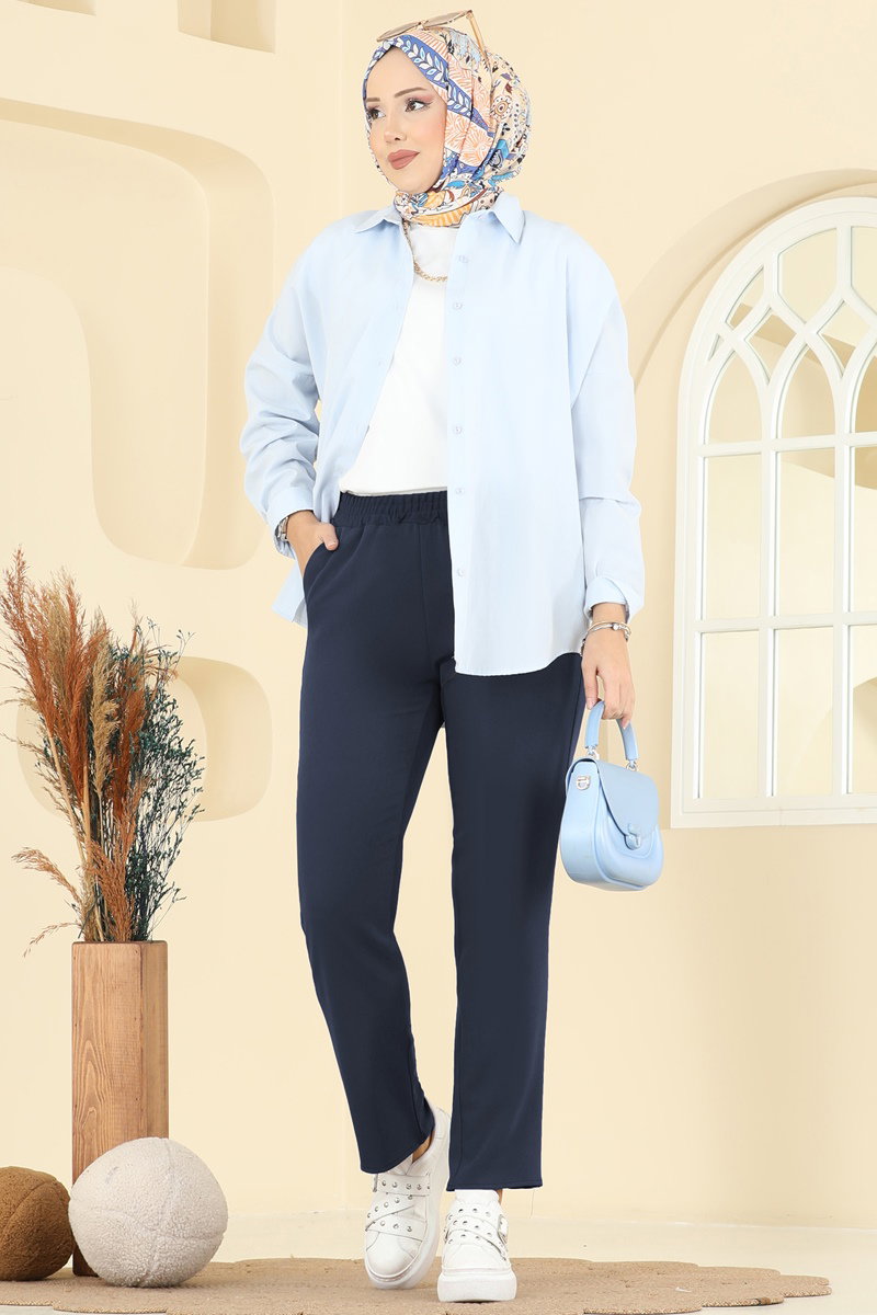 Beli Lastikli Dabıl Pantolon 0650ERK1158 Laci