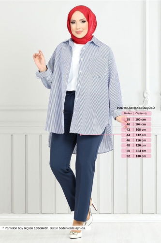 MRV Y.G.S. - Beli Lastikli Pantolon 4022YGS898-M Laci