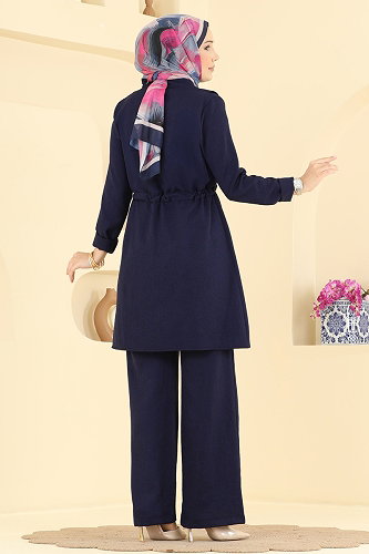moda selvim Beli Tünelli 2 li Takım 24041UKB139 Laci - Thumbnail