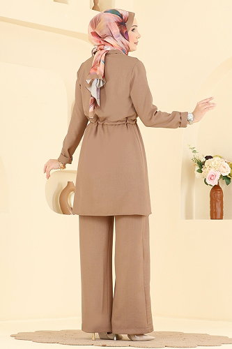 moda selvim Beli Tünelli 2 li Takım 24041UKB139 Vizyon - Thumbnail