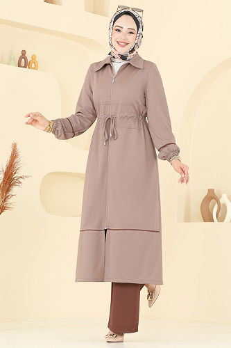 moda selvim Beli Tünelli İkili Takım 421DVL817 Vizyon - Thumbnail