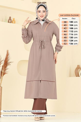 moda selvim Beli Tünelli İkili Takım 421DVL817 Vizyon - Thumbnail