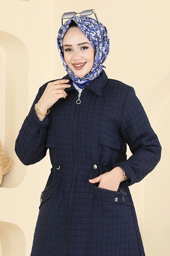 moda selvim Beli Tünelli Kapitone Kap 1927TRT545 Laci - Thumbnail