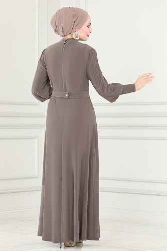 moda selvim Dress ASM2575 Dark Vision - Thumbnail