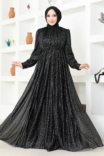 moda selvim أبييASM2689-M أسود - Thumbnail