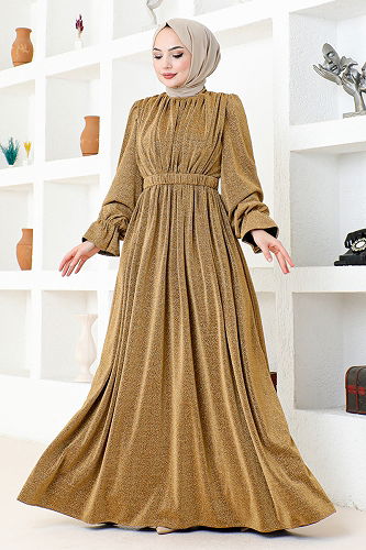 moda selvim أبييDMN4551-M الذهب - Thumbnail