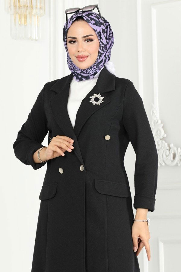 Blazer Ceketli Kışlık Takım 2662SL432 Siyah - 3