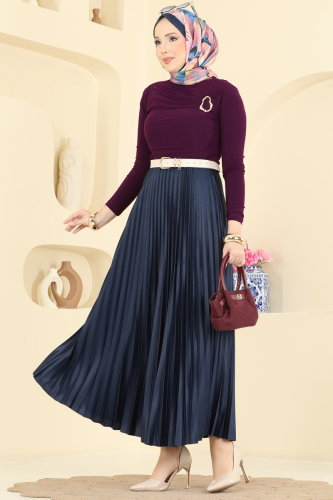 B.O. - Blouse 225BO429 Damson