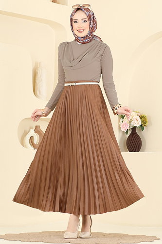 moda selvim بلوز بيج 227BO429 - Thumbnail