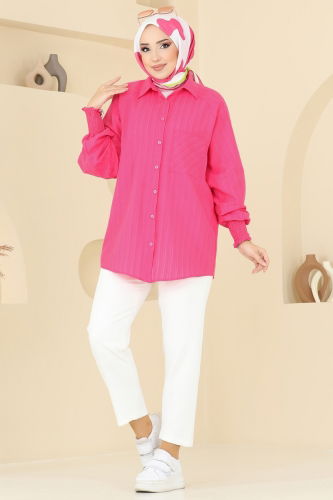 M.R. - Blouses and Shirts 010MR1078 Fuchsia