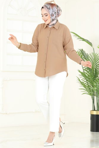 moda selvim Blouses and Shirts 0710OZT1013 Vision - Thumbnail