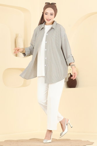 N.Z.R.K. - Blouses and Shirts 190NZRK1200 Brown
