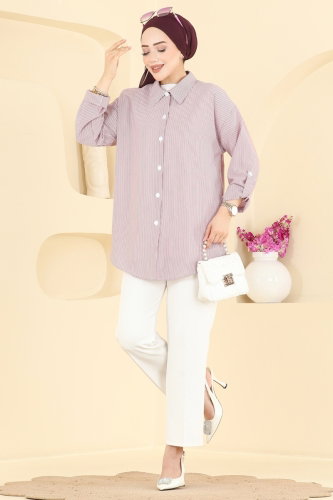 N.Z.R.K. - Blouses and Shirts 190NZRK1200 Damson