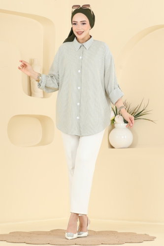 N.Z.R.K. - Blouses and Shirts 190NZRK1200 Khaki