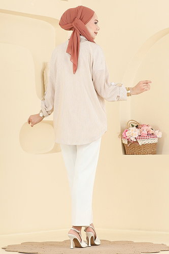 moda selvim Blouses and Shirts 190NZRK1200 Vision - Thumbnail