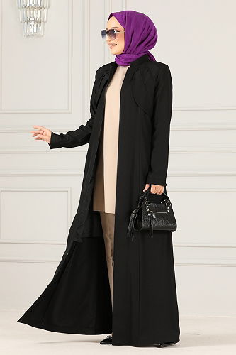 moda selvim فيريسMSV2345-M أسود - Thumbnail