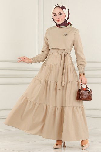 moda selvim Dress ASM2610 Light Vision - Thumbnail