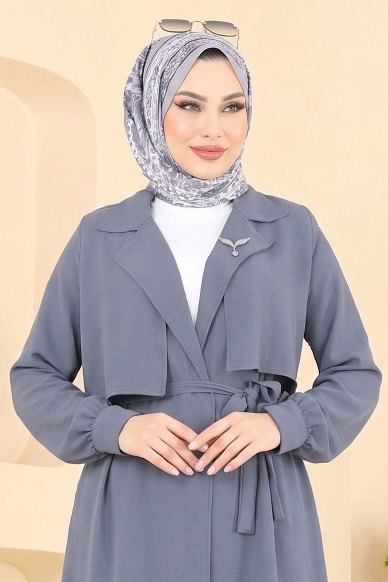 Bolero Detaylı Aerobin Takım 8006TRT545 Antrasit - Moda Selvim