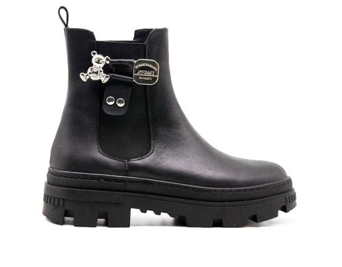 moda selvim Boots 8002DML828 Black - Thumbnail