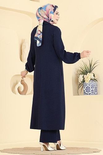 moda selvim Broş Detaylı 2 li Takım 2955SL432 Laci - Thumbnail